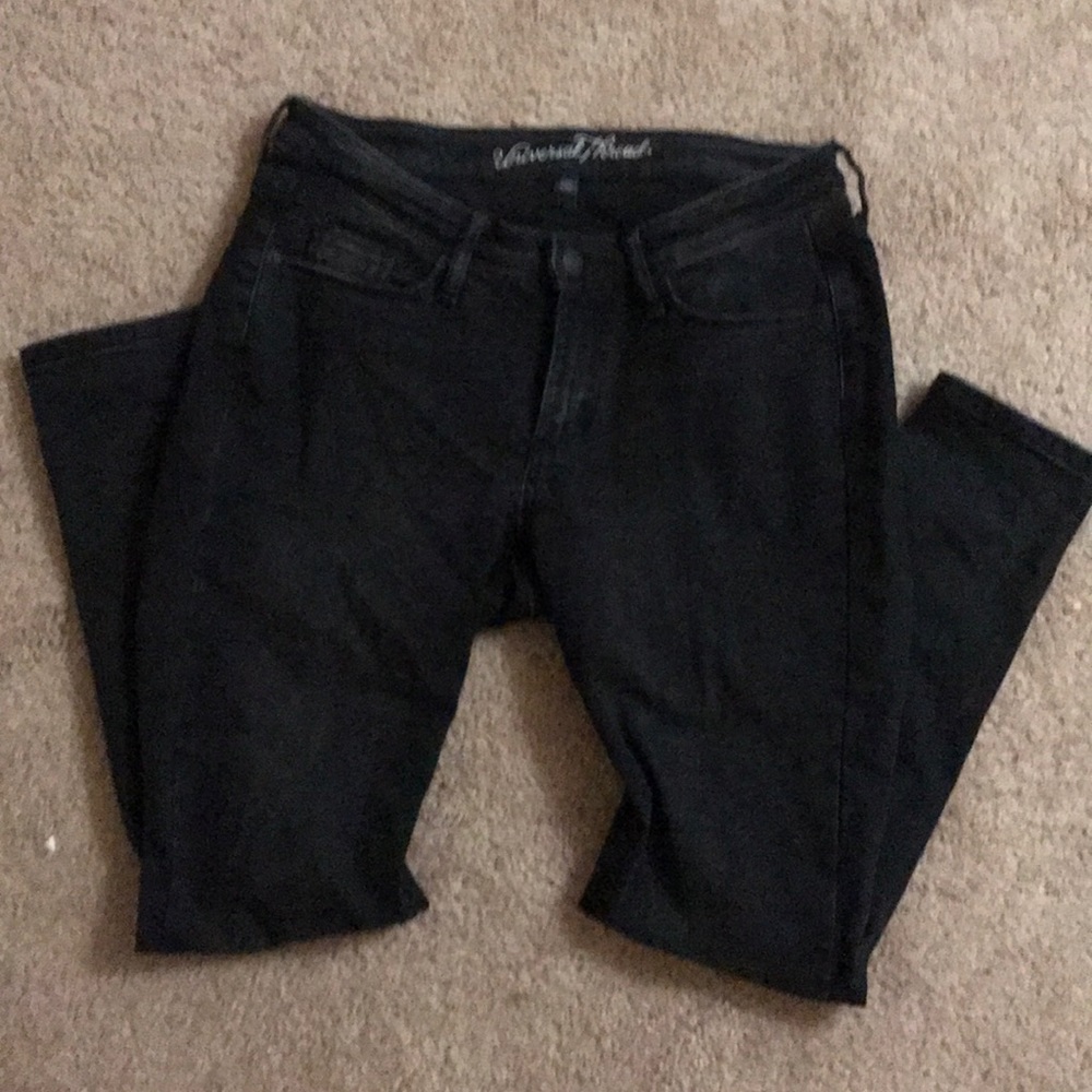 Universal Threads Faded Black Skinny Jeans